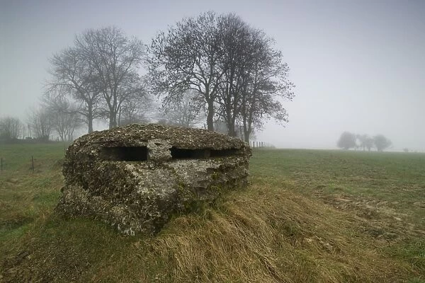 British observation post near Hebuterne - Somme Battlefield