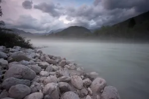 <b class=qtipBold><figcaption>Caparetto - River Isonzo</figcaption></b><br>24 Oct 1917 Austro-German forces launched attack across the River Isonzo on the Austro-Italian Front.<br><em>© Mike St. Maur Sheil / westernfrontphotography.com</em> Caparetto - River Isonzo